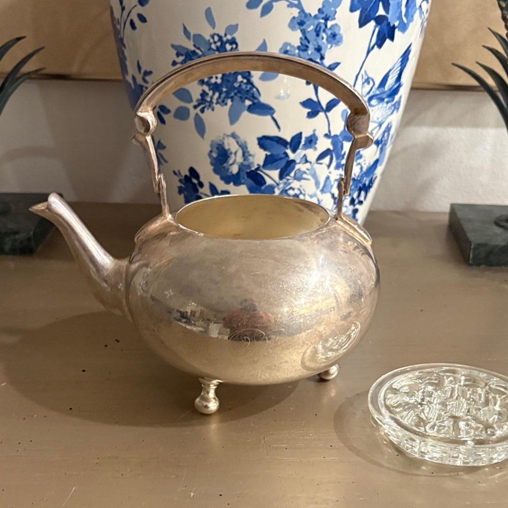 Elegant Silver Teapot